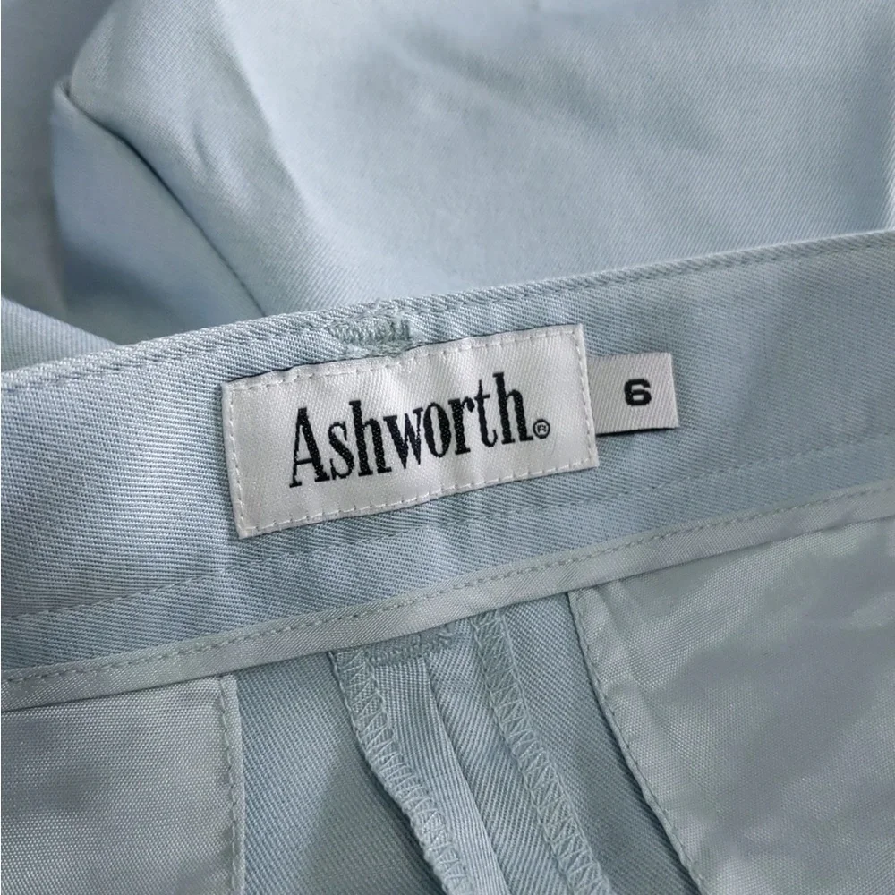 Ashworth Light Blue Golf Shorts - Picture 4 of 9